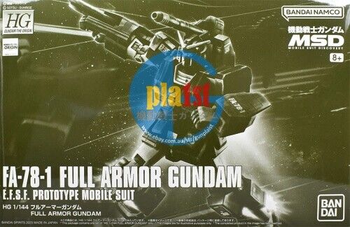 Brand New P-BANDAI HG 1/144 FA-78-1 Full Armor Gundam MSD ver.