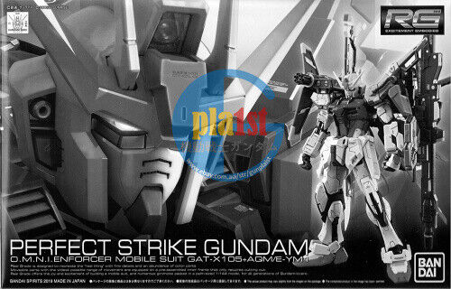 Brand New Unopen P-BANDAI RG 1/144 GAT-X105+AQM/E-YM1 Perfect Strike Gundam