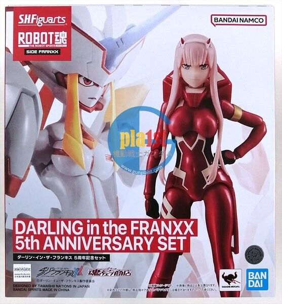 Brand New BANDAI Figuarts x ROBOT SPIRITS DARLING in the FRANXX 5th ANNIVER. SET