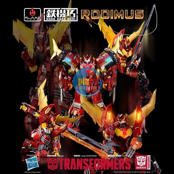 Brand New Flame Toys Kuro Kara Kuri Transformers Rodimus Prime Action Figure