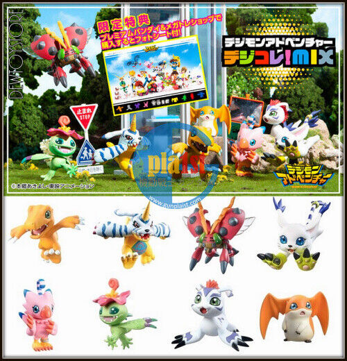 MegaHouse Digimon Adventure Digicolle! Mix (Set of 8) (standard ver no tele-box)