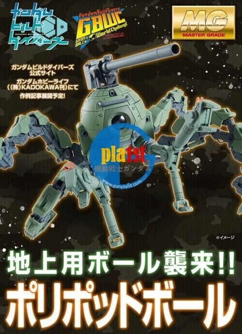 Brand New P-BANDAI MG 1/100 Gundam POLYPODBALL POLYPOD BALL Plastic Kit