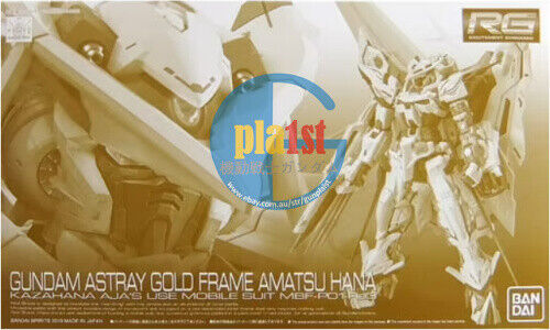 Brand New Unopen P-BANDAI RG 1/144 Gundam Astray Gold Frame Amatsu Hana
