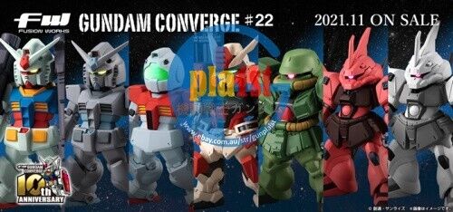 Brand New BANDAI Gundam FW Gundam Converge #22 (Set of 7) mini figures