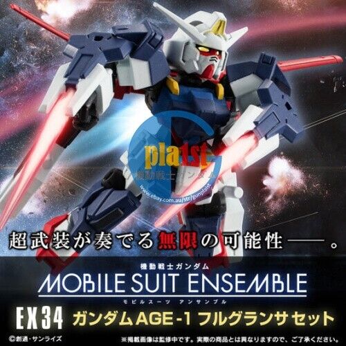 Brand New BANDAI Mobile Suit Ensemble EX34 Gundam AGE-1 Glansa