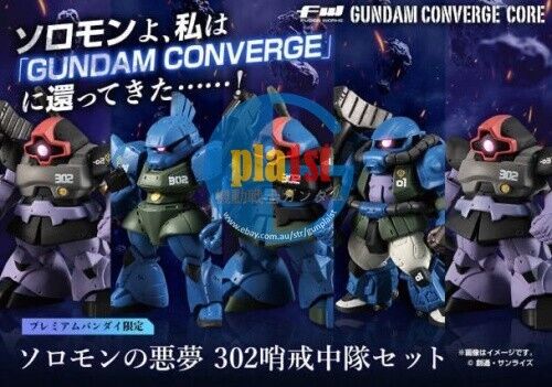 Bandai Gundam Converge Core: Nightmare of Solomon 302 Patrol Squadron (Set of 5)
