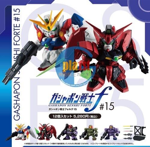 Brand New Bandai Mobile Suit Gundam Gashapon Senshi Forte Vol. 15 (Set of 6)