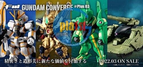Brand New BANDAI Gundam FW Gundam Converge #Plus03 (Box of 5) mini figures