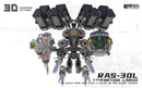 Brand New RODAMS 1/72 Partido Largo (RX-78GP03D Dendrobium) Blue/Orange