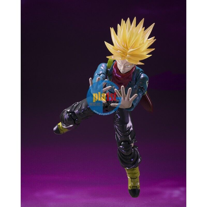 Brand New P-BANDAI S.H.F FUTURE TRUNKS SUPER SAIYAN Exclusive Edition FIGURE