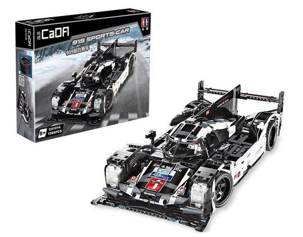 Brand New CADA Porsche 919 Hybrid Super Racing Sports Car 1586 pcs Toy Bricks