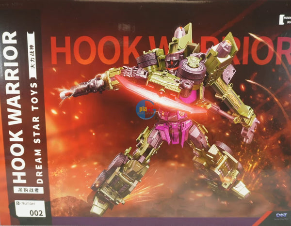 Brand New DREAM STAR TOYS DST02-002 Hook Warrior Transforming Robot