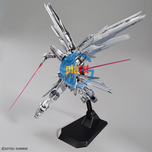 Brand New P-BANDAI MG 1/100 Gundam Base Freedom Gundam 2.0 (Silver Coating)