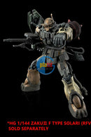 P-BANDAI HG 1/144 ZAKU II F TYPE CHUBS & KALE + ZAKU II SOLARI CUSTOM PARTS RFV