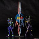 Brand New Kaiyodo Evangelion EVA Unit-01 & Unit-13+Spear of Gaius Action Figure