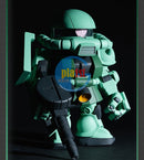 Brand New Bandai QMSV Q-Style MS-06 ZaKu Green PVC material Action Figure