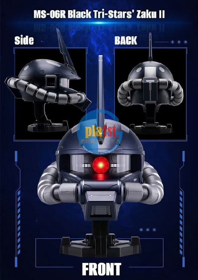 Brand New BANDAI BN Gundam Head Collection Black Tri-Star's Zaku II