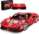 Brand New CADA 1:8 Ferrari 488 Super Car 3236 pcs (+Remote Control) Toy Bricks