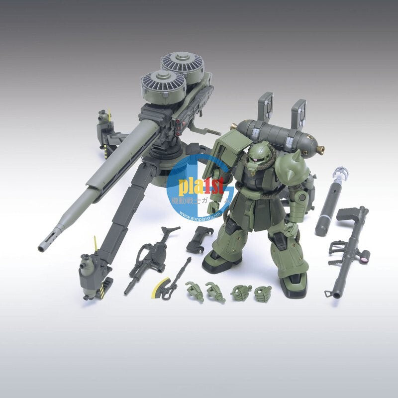 Brand New Unopen BANDAI HG 1/144 GUNDAM Thunderbolt MS-06 ZAKU II+BIG GUN SET