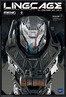 Meng Ling Cage 1/9 Heavy Duty Mecha MU-2 Dawn White Shark-04 Plastic Kit (25cm)