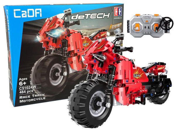 Brand New Cada Race Track Motocycle 484 pcs (+Remote Control) Toy Bricks