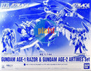 Brand New P-BANDAI HG 1/144 Gundam AGE-1 Razor & Gundam AGE-2 Artimes Set