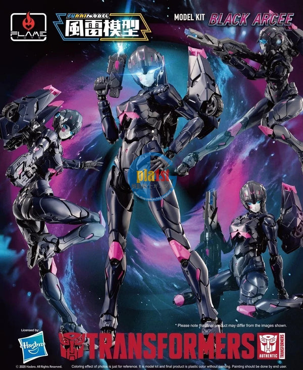 Brand New Flame Toys Furai Model Transformer Black Arcee Plastic Kit