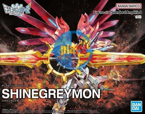 Brand New BANDAI Digimon FIGURE-RISE STANDARD AMPLIFIED SHINE GREYMON Plastic