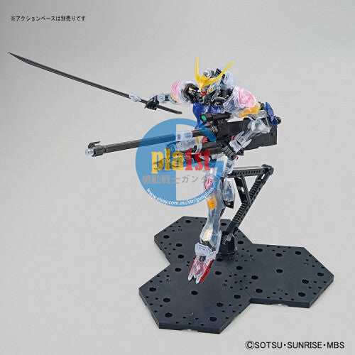 Brand New P-BANDAI MG 1/100 THE GUNDAM BASE GUNDAM BARBATOS [CLEAR COLOR Ver.]