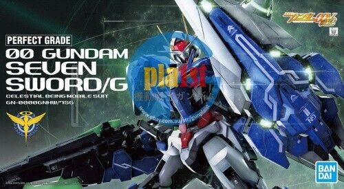 Brand New Unopen Bandai PG 1/60 00 gundam seven sword blue
