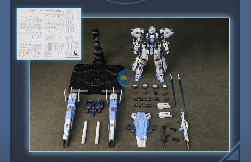 Brand New EDDAS Tech MG 1/100 Asgard (Metal Joints and bonus) Plastic Kit