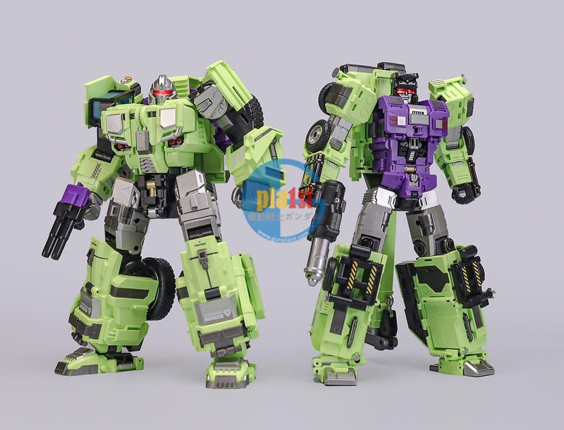 Brand New Mecha Invasion GLA03 & GLA04 Craner and Tipper (Set of 2) Transforming