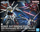 Brand New P-BANDAI HG 1/144 GUNDAM SEED 20th Anniversary SET [Metallic Coating]