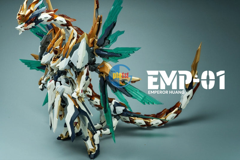 Brand New GS TOYS MG 1/100 EMPEROR HUANG & YING LONG DRAGON (Metal Inner Frame)