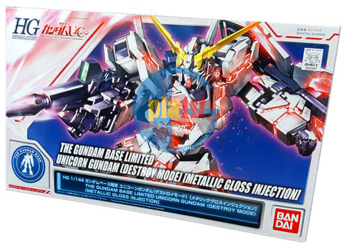 P-BANDAI HG 1/144 Unicorn Gundam Destroy Mode (metallic gloss injection)