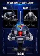 New BANDAI BN Gundam Head Black Tri-Star's Zaku II (Box Slightly Dented Discount