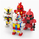 Brand New PZEU Clockwork Warrior Gundam+Zaku+Nu+Sazabi (Set of 4) Plastic Kit