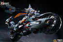 Motor Nuclear Battle Armor White Tiger + Tiger-Shark Motorcycle Diecast Figure