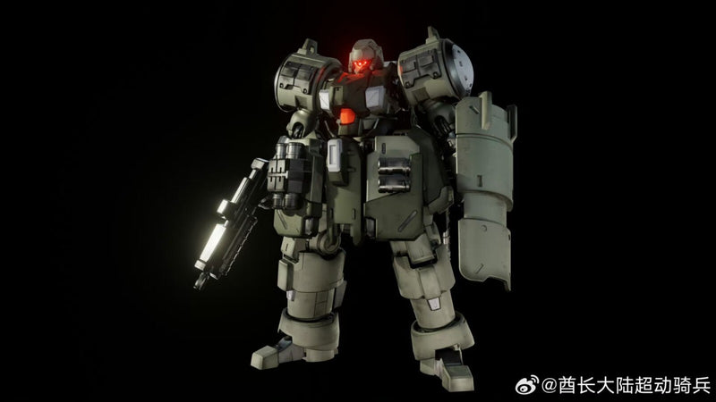 Brand New Chief Cotinent HG 1/144 Zarov Plastic Toy Robot Green/Yellow