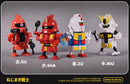 Brand New PZEU Clockwork Warrior Gundam+Zaku+Nu+Sazabi (Set of 4) Plastic Kit