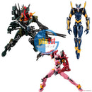 Brand New Bandai Shodo Shokugan Eva-Frame: Rebuild of Evangelion 03 (Set of 8)
