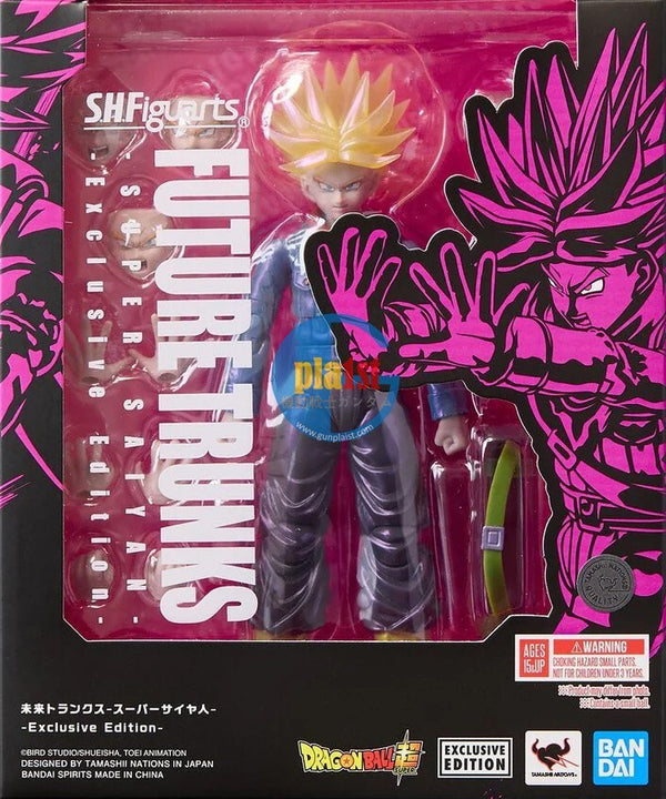 Brand New P-BANDAI S.H.F FUTURE TRUNKS SUPER SAIYAN Exclusive Edition FIGURE