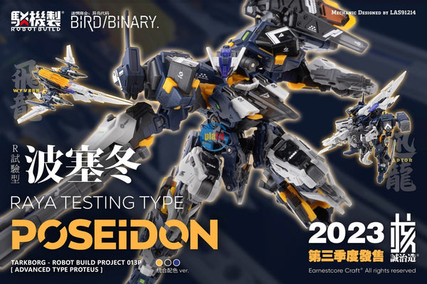 Brand New Earnestcore Craft Raya Testing Type Poseidon (Preassembled Model Kit)