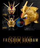 Brand New BANDAI BN Head Strike Freedom Gundam Gold Ver.