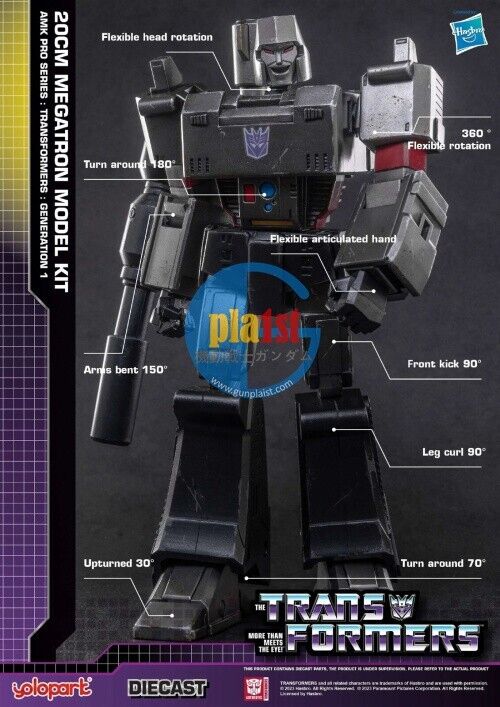YoloPark TRANSFORMERS Megatron Generation One AMK PRO Series Pre-Assembled Kit