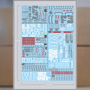Brand New Fangdajing MEGA Size 1/35 RX-78-2 Plastic Robot (Giant 50cm Tall)