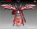 Brand New MECHANICORE MG 1/100 ZMX-42 Fire Hawk Firehawk Red Ver. Plastic Kit