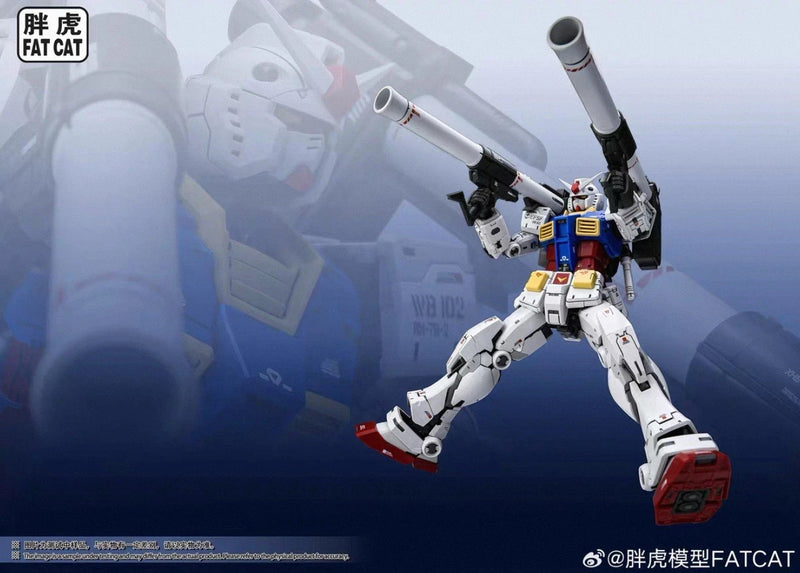 Brand New Fat Cat MG 1/100 Upscaled RX-78-2 Plastic Toy Robot