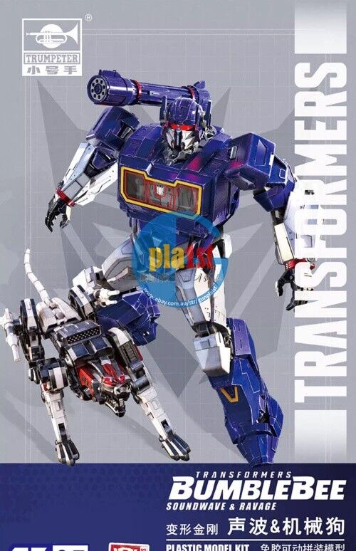 Brand New Trumpeter Transformers BUMBLEBEE Soundwave & Ravage Smart Kit Plastic