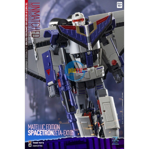 Brand New Zeta Toys EX10B Spacetron Metallic Edition (Three Modes Transforming)